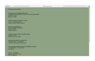 Textiles: Open Letter