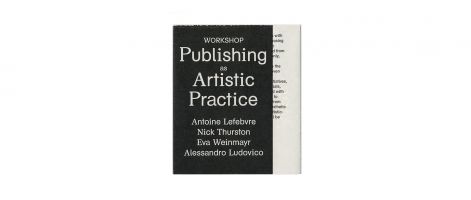 Publishing as Artistic Practice