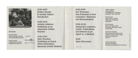 Publishing as Artistic Practice
