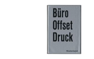 B&uuml;ro Offset Druck &ndash; Musterband