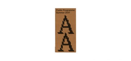 Architectural Association &ndash; 2nd quarter 2017