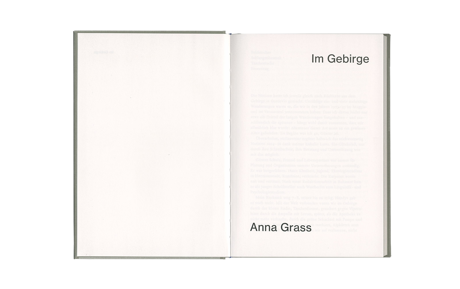 Anna Grass &ndash;&nbsp;Im Gebirge