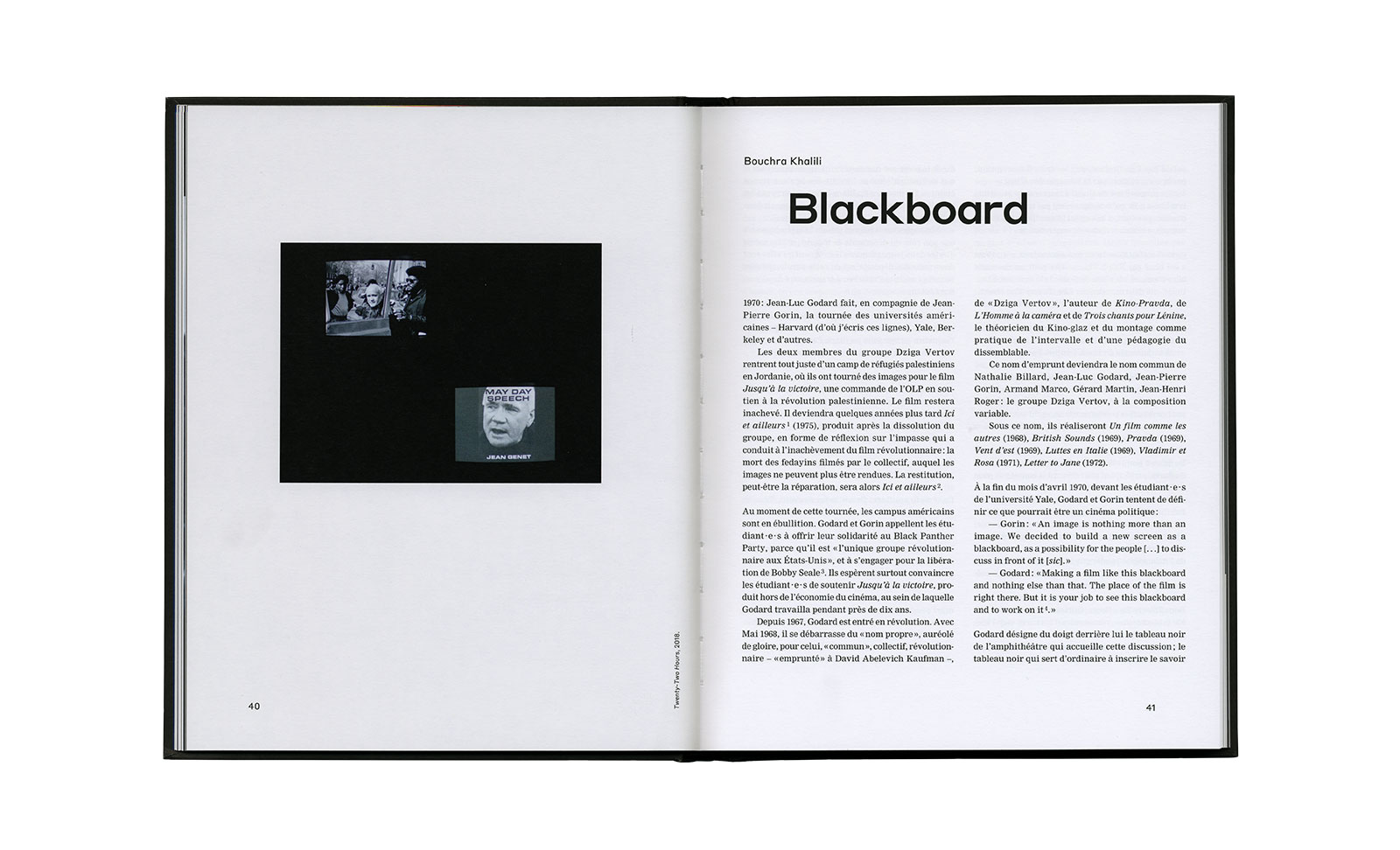 Bouchra Khalili &ndash; Blackboard