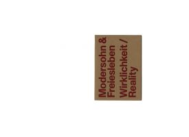 Modersohn & Freiesleben &ndash;&nbsp;Wirklichkeit / Reality (Folder and Postcards)