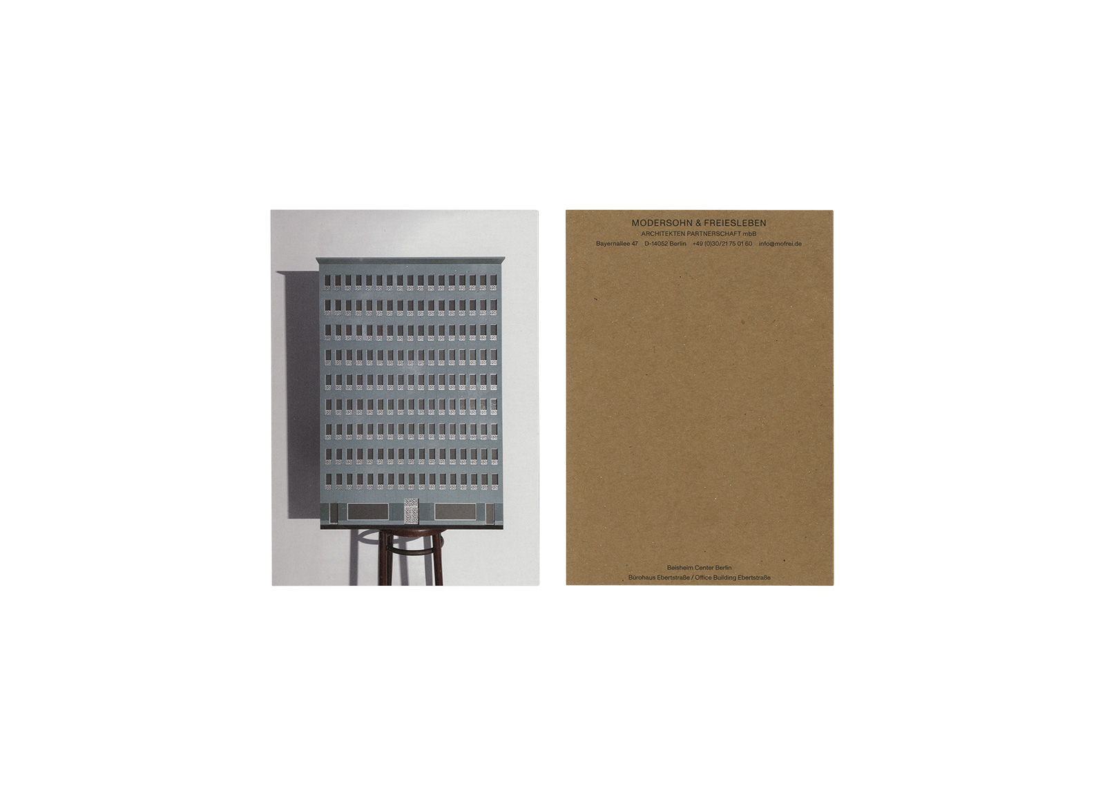 Modersohn & Freiesleben &ndash;&nbsp;Wirklichkeit / Reality (Folder and Postcards)