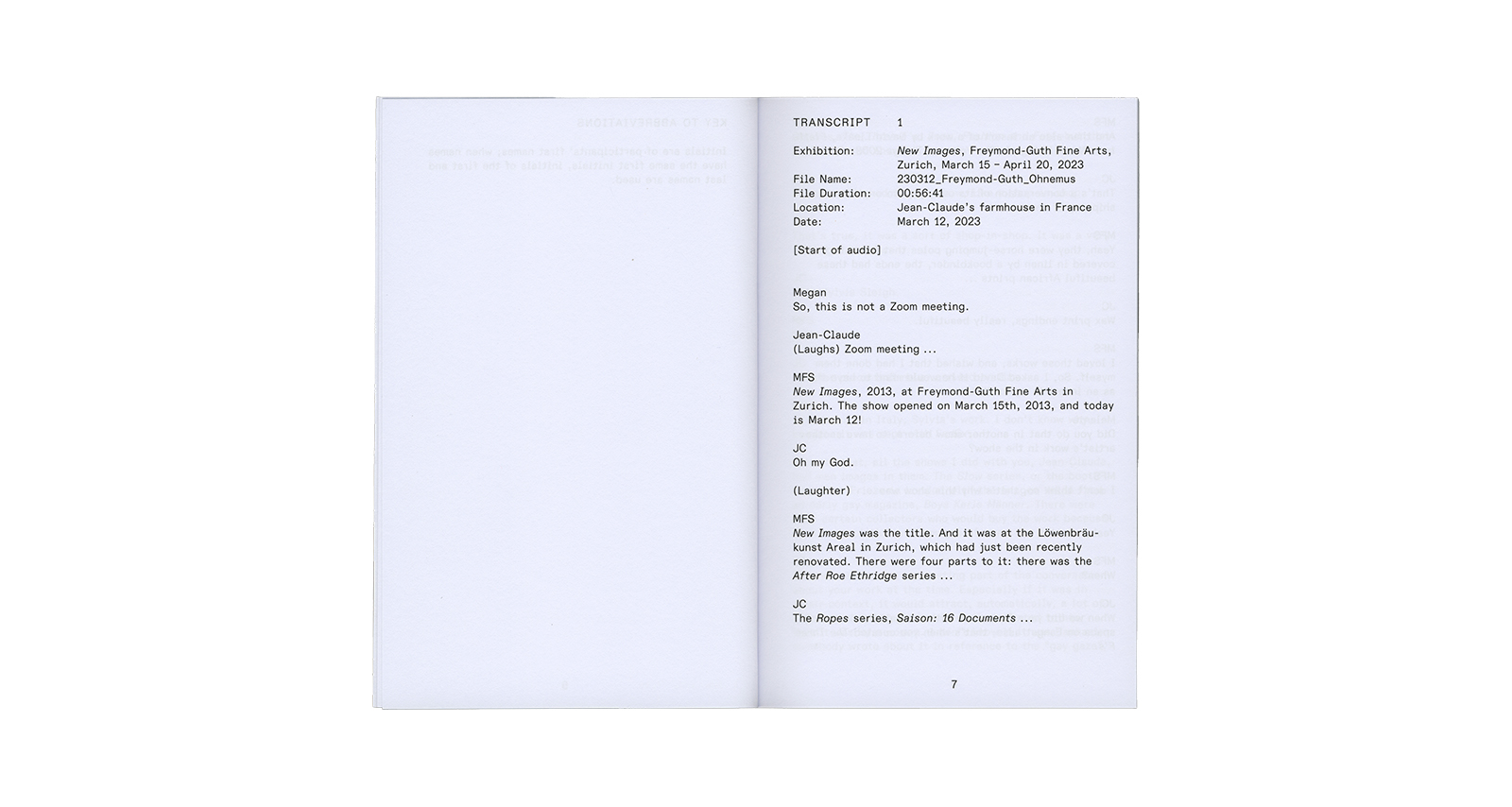 Megan Francis Sullivan &ndash; Oral History of Exhibitions 2013&ndash;2019