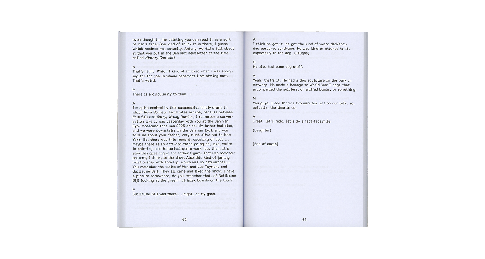Megan Francis Sullivan &ndash; Oral History of Exhibitions 2013&ndash;2019